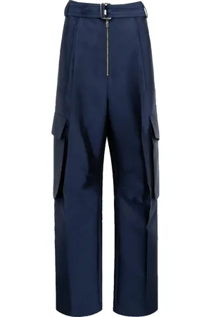 Christopher John Rogers Pantalon droit à poches cargo