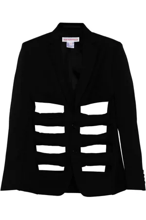 WALTER VAN BEIRENDONCK Blazer en laine à découpes