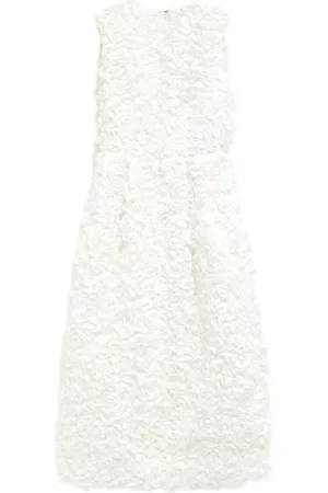 Comme des Garçons Robe mi-longue à fleurs