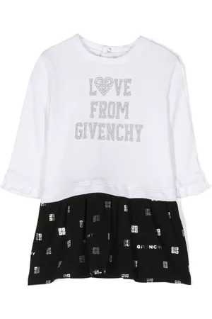 Givenchy Robe en coton à détail logo brodé
