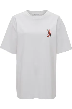 J.W.Anderson T-shirt en coton biologique à logo brodé
