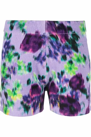 Kenzo Short en maille à fleurs