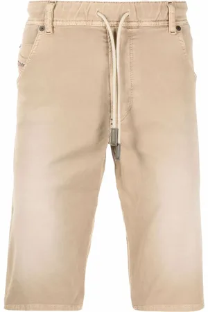 Diesel Short en jean à taille à lien de resserrage