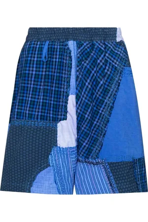 BY WALID Short de sport à design patchwork