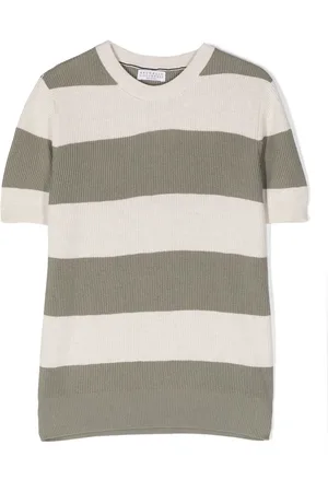 Brunello Cucinelli T-shirt à rayures