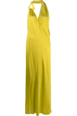 Tom Ford Robe longue drapée à dos-nu