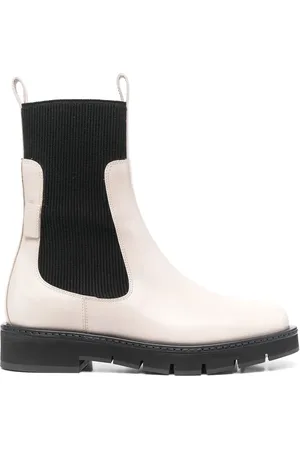 Salvatore Ferragamo Bottes à modèle bicolore