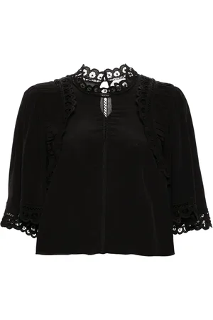Marant Etoile Blouse à broderie anglaise