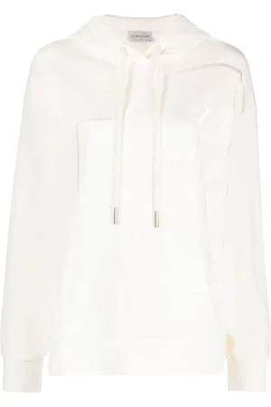 Moncler Hoodie en coton à logo brodé