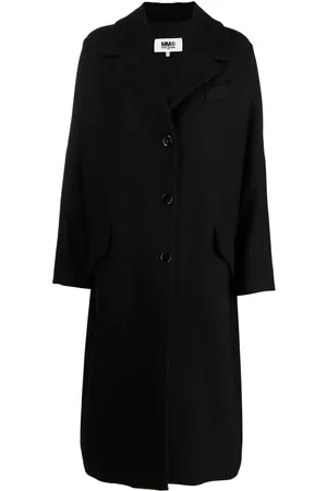 Maison Margiela Manteau feutré à simple boutonnage