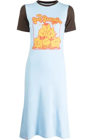 Charles Jeffrey Loverboy Robe à imprimé graphique