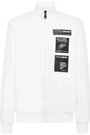 Philipp Plein Veste zippée à logo appliqué