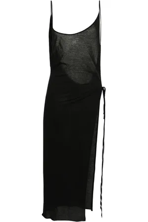 The Attico Robe mi-longue à dos-nu