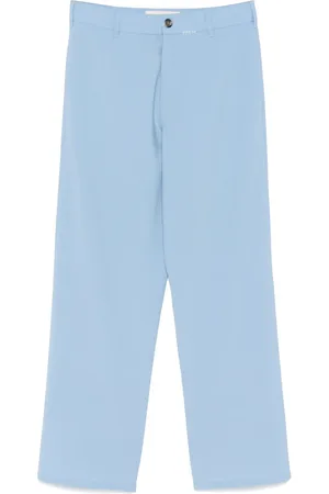Marni Pantalon droit à logo Mending