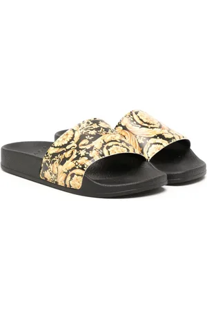 VERSACE Chaussons à motif baroque