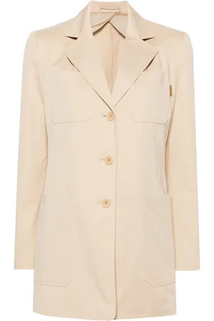 Max Mara Blazer à revers crantés