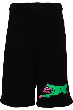 ICECREAM Short de sport en coton à logo imprimé