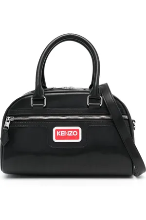 Kenzo Sac à main zippé à plaque logo