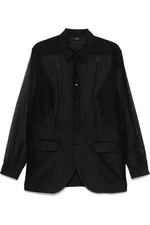 Taakk Chemise à effet de transparence