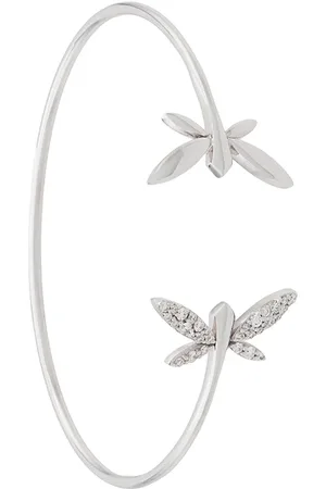 ANAPSARA 18kt white gold Dragonfly diamond cuff