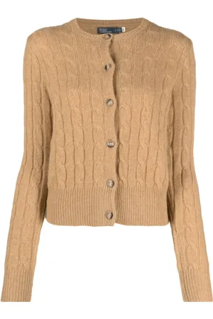 Ralph Lauren Cardigan en maille torsadée