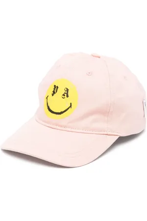 Palm Angels Casquette en coton à imprimé Smiley