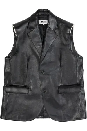 Maison Margiela Gilet en cuir