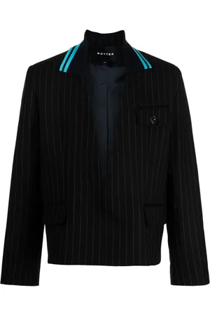 Botter Veste rayée à col contrastant