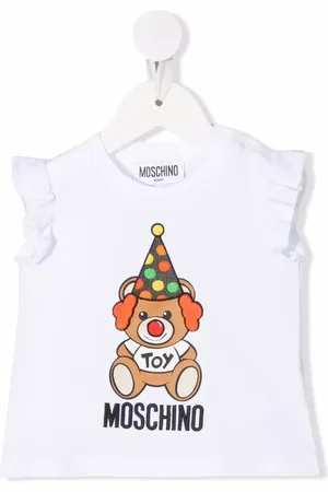 Moschino Haut volanté à motif Teddy
