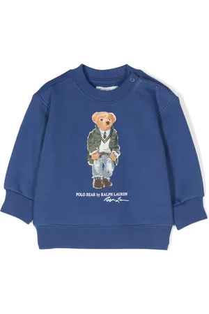 Ralph Lauren Sweat en coton à motif Polo Bear