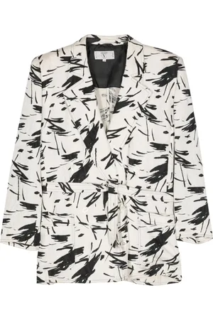VALENTINO GARAVANI Blazer en effet cloqué (années 1980)