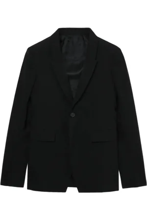 Rick Owens Blazer en laine à simple boutonnage