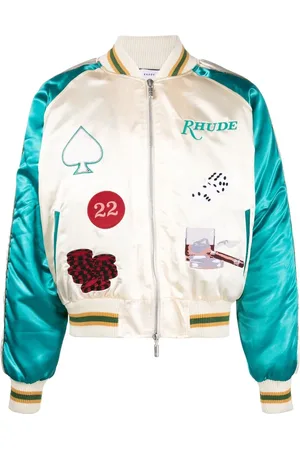 Rhude Veste bomber à patch brodé
