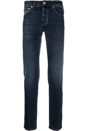 BARBA Jean slim à patch logo