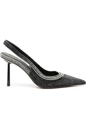 LE SILLA Escarpins Duchesse en jean 85 mm