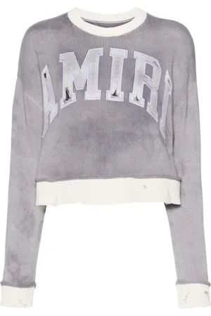 AMIRI Pull crop Vintage en cachemire