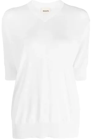 Khaite Sweat en maille fine à col v