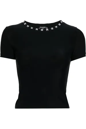 CHANEL T-shirt à logo CC (1997)