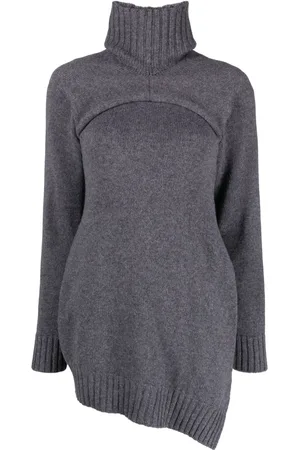 Jil Sander Pull en maille nervurée à design superposé