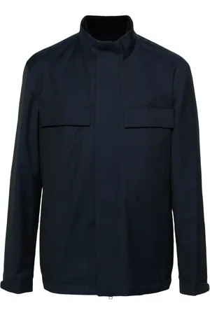 Ermenegildo Zegna Veste en laine à fermeture zippée
