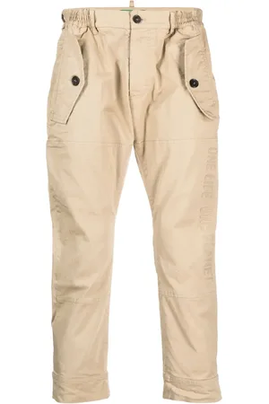 Dsquared2 Pantalon court à logo brodé