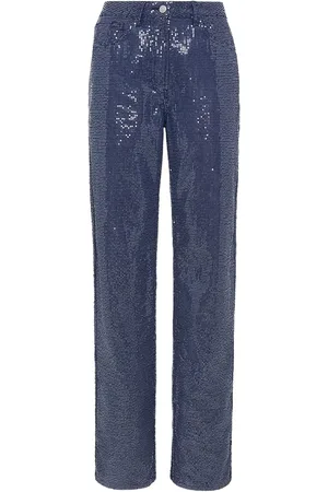 MVP Wardrobe Jean slim brodé de sequins