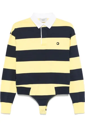COPERNI Body rayé à col polo