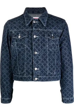 Charles Jeffrey Loverboy Veste en jean à imprimé Etchen
