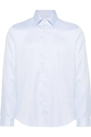 Calvin Klein Chemise en coton à logo brodé