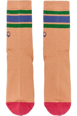 Brain Dead Chaussettes rayées à logo