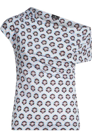 Etro Haut asymétrique à imprimé abstrait