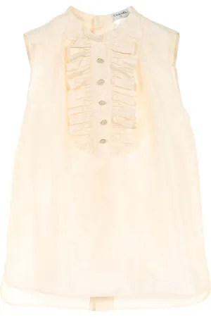 CHANEL Blouse en soie (1986-1988)
