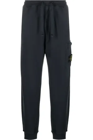 Stone Island Pantalon de jogging à patch logo