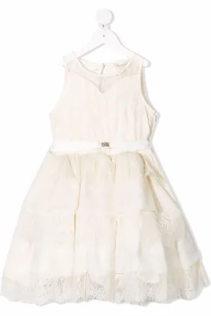 Twin-Set Robe à motif en dentelle